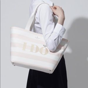 Kate Spade wedding bells I DO I DID tote